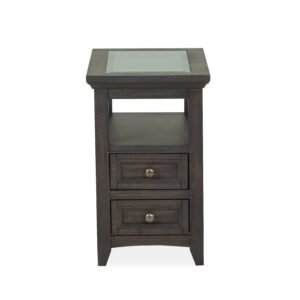 Westley Falls Chairside End Table in Graphite