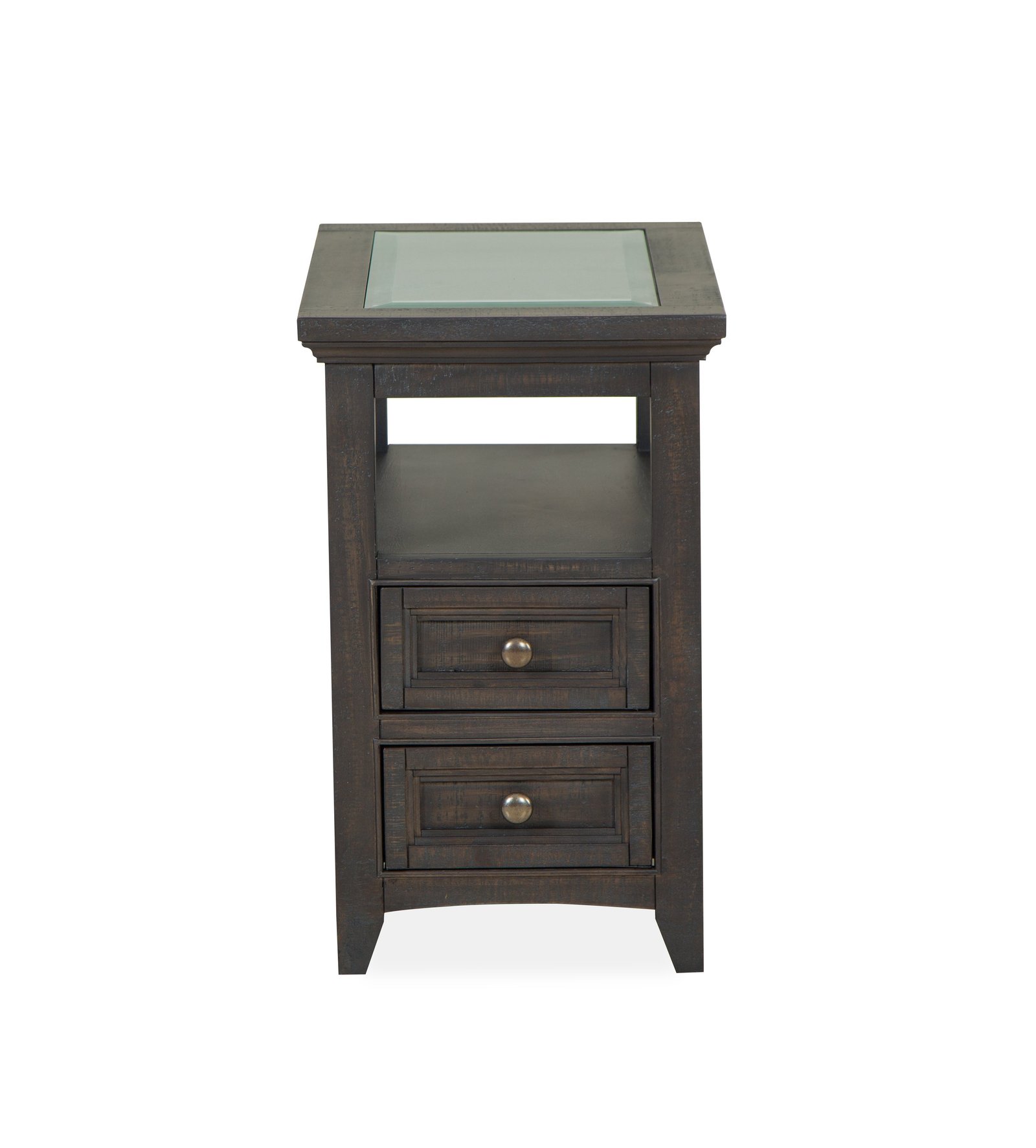 Westley Falls Chairside End Table in Graphite